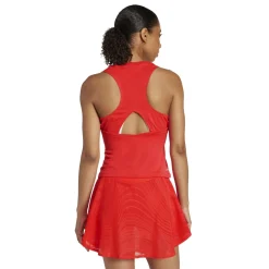 Adidas Pro tennis tanktop dames semi lucid red