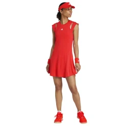 Adidas Pro tennisjurkje dames semi lucid red