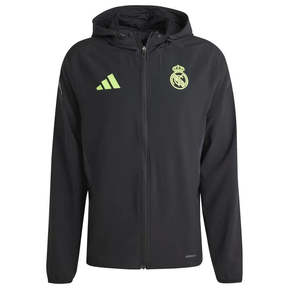 Adidas Real Madrid Tiro 25 Pro Vis Tech trainingsjack heren black