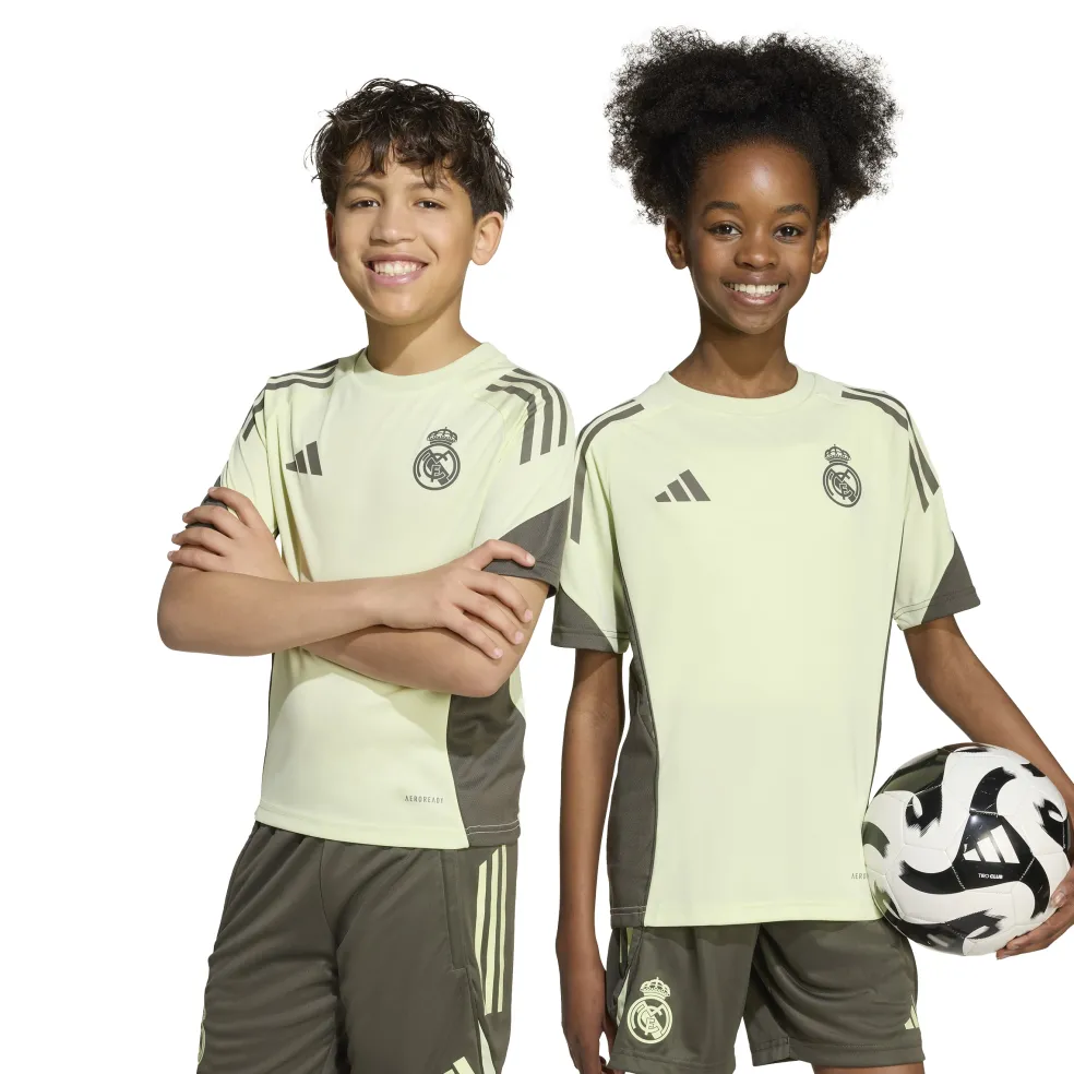 Adidas Real Madrid Tiro 25 voetbalshirt junior almost lime