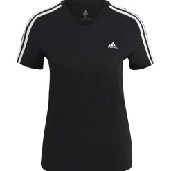 Adidas 3-Stripes shirt dames black white