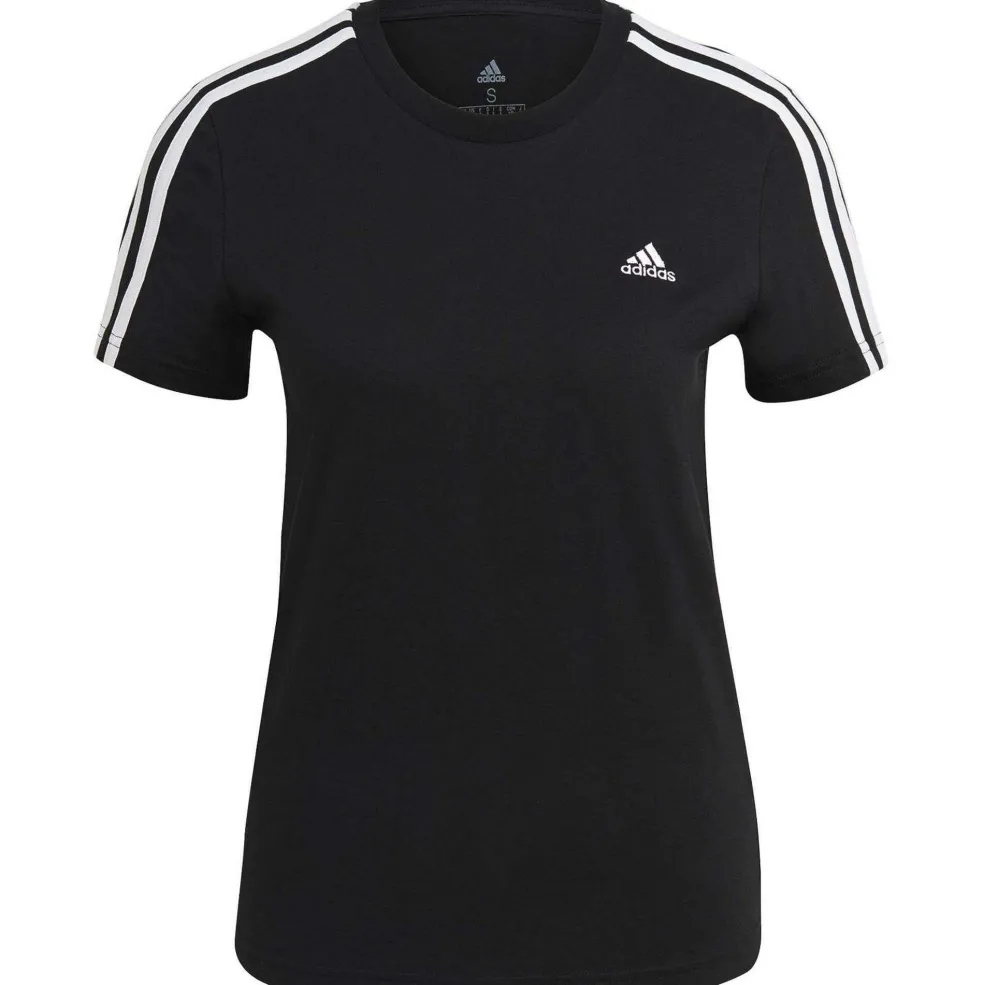 Adidas 3-Stripes shirt dames black white