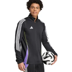 Adidas Tiro 24 trainingsjack heren black purple rush