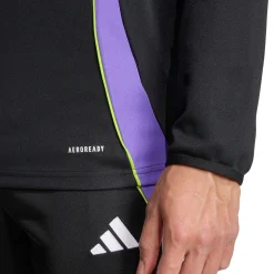Adidas Tiro 24 trainingsjack heren black purple rush