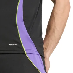 Adidas Tiro 24 voetbalshirt heren black purple rush