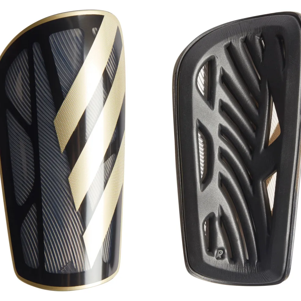 Adidas Tiro League scheenbeschermers black gold metallic white