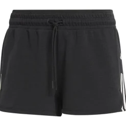 Adidas Train Essentials Cotton 3-Stripes short dames black