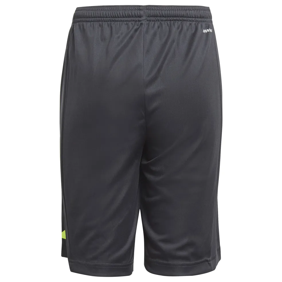 Adidas Train Essentials Logo short junior carbon lucid lemon