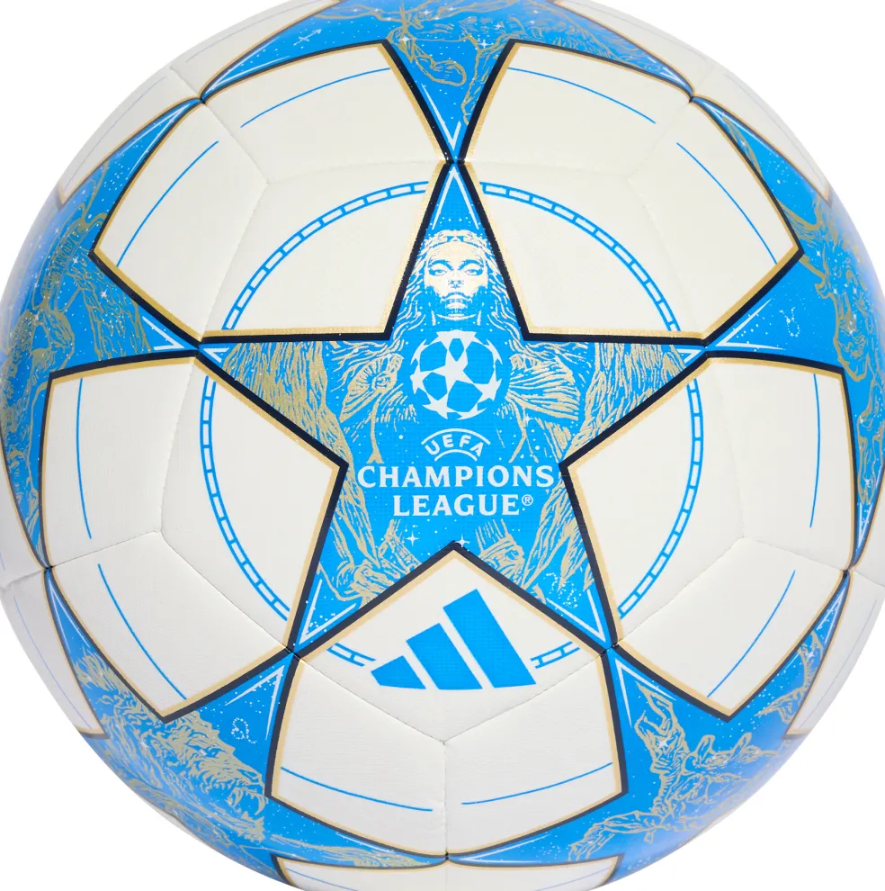 Adidas UCL Training League Stage voetbal white dark blue multicolour matte gold 25 - 26