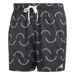 Adidas Wave Logo CLX zwembroek heren black off white
