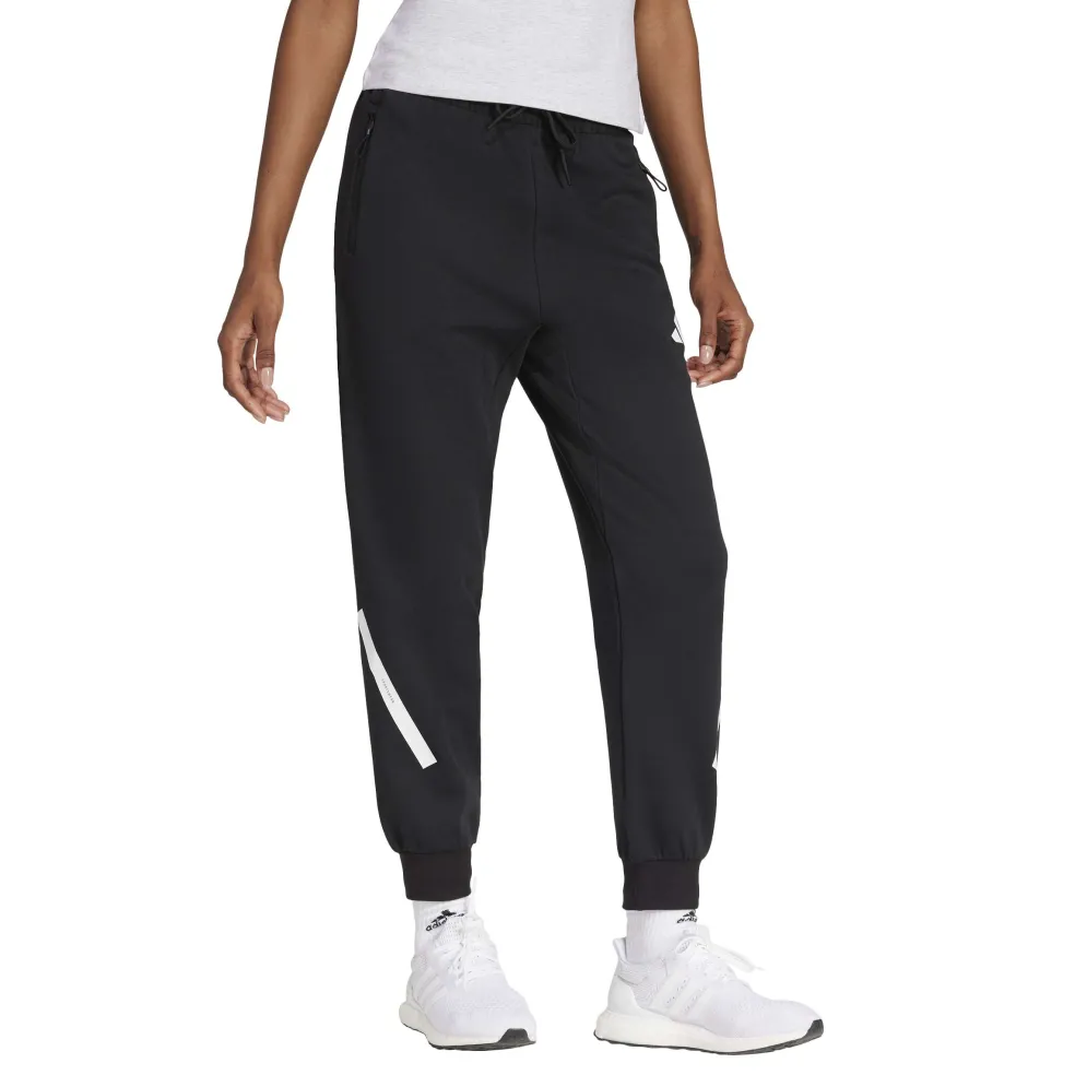 Adidas Z.N.E. trainingsbroek dames black white