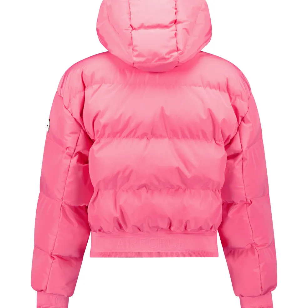 Airforce Northstar Bomber winterjas dames hot pink