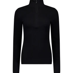 Airforce Ruby Ribbed skipully dames true black white