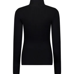 Airforce Ruby Ribbed skipully dames true black white