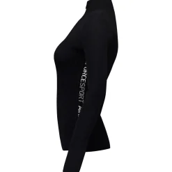 Airforce Ruby Ribbed skipully dames true black white