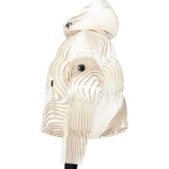 Airforce Sun Peaks Moiré winterjas dames white beige mist