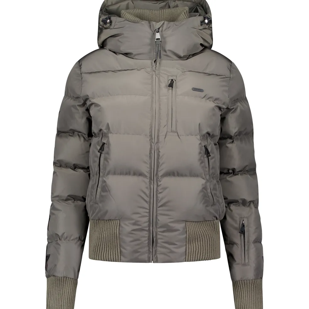 Airforce Taos winterjas dames beluga true black