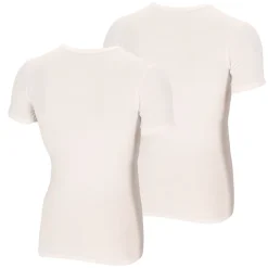 Apollo Bamboo O-hals shirt heren white 2-pack