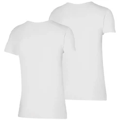 Apollo Bamboo V-hals shirt heren white 2-pack