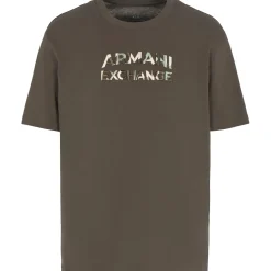 Armani Exchange 6DZTHCZJBYZ shirt heren black olive