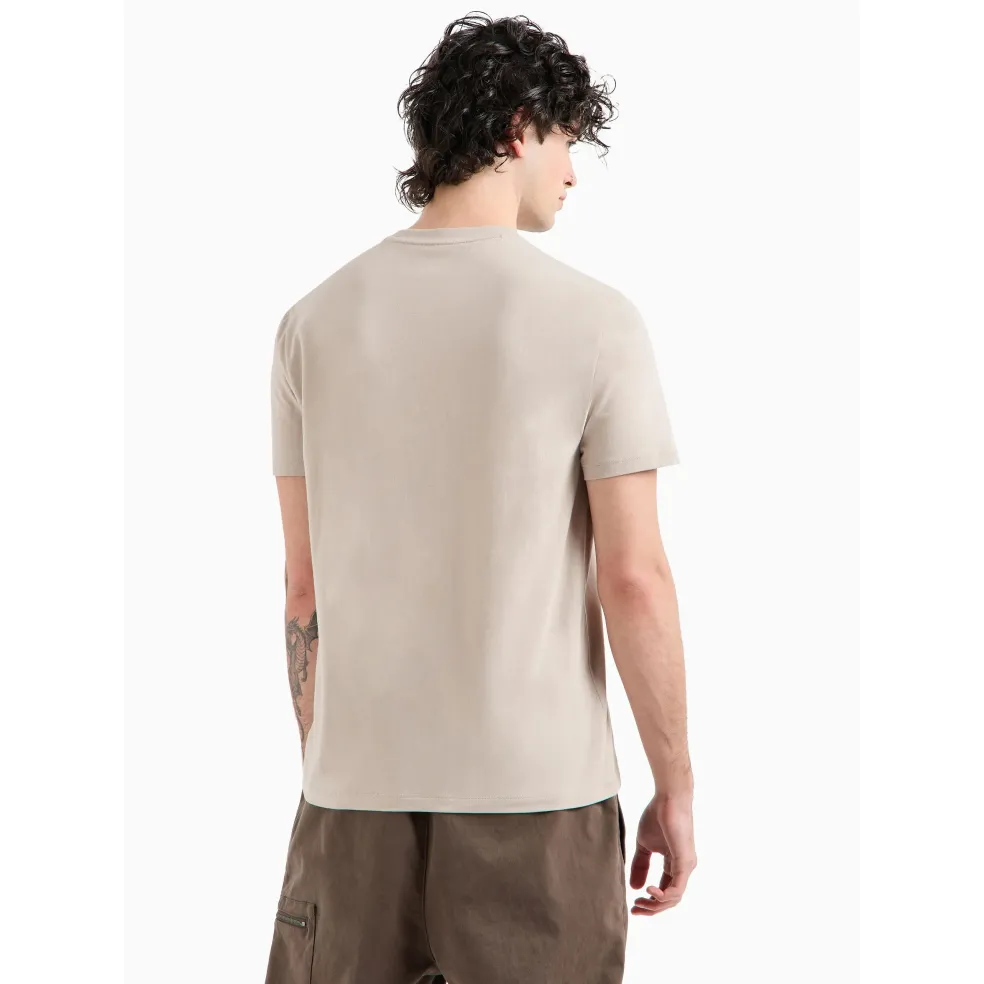 Armani Exchange 6DZTHHZJH4Z shirt heren beige