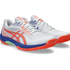 Asics GAME FF padelschoen heren white vivid coral