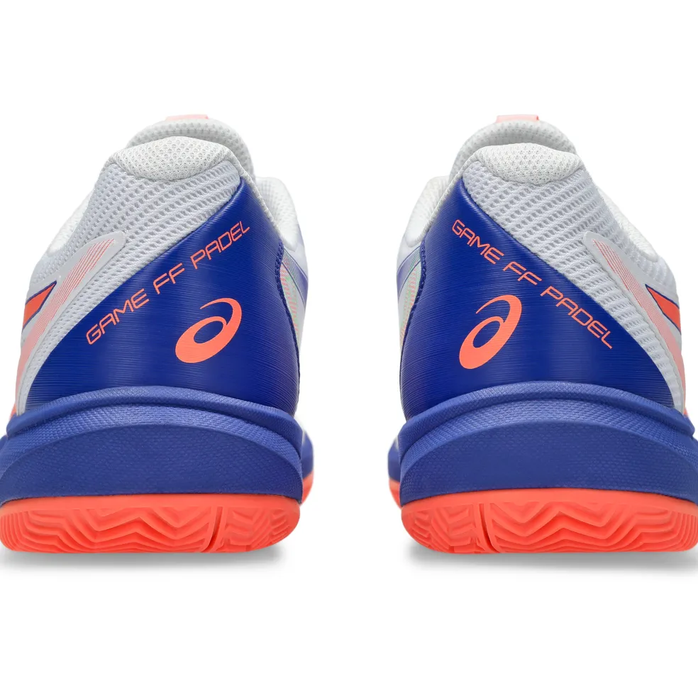 Asics GAME FF padelschoen heren white vivid coral