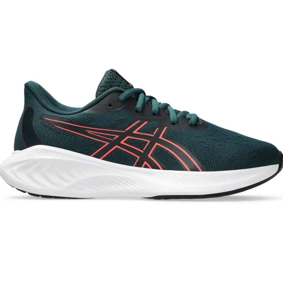 Asics Gel-Cumulus 26 GS hardloopschoenen junior saxon green coral reef