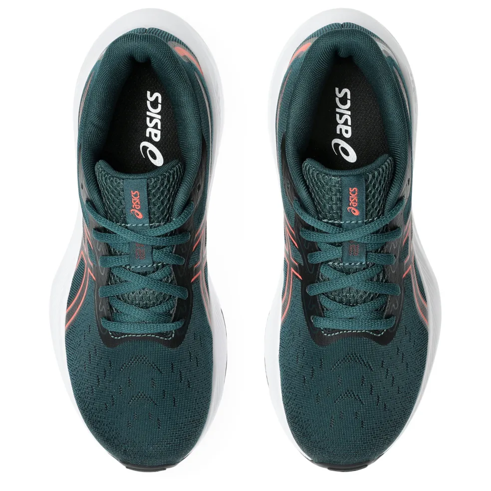 Asics Gel-Cumulus 26 GS hardloopschoenen junior saxon green coral reef