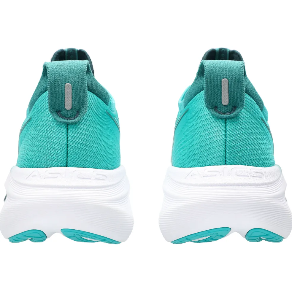 Asics Gel-Nimbus 27 hardloopschoenen heren wave teal saxon green