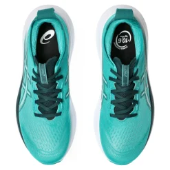 Asics Gel-Nimbus 27 hardloopschoenen heren wave teal saxon green