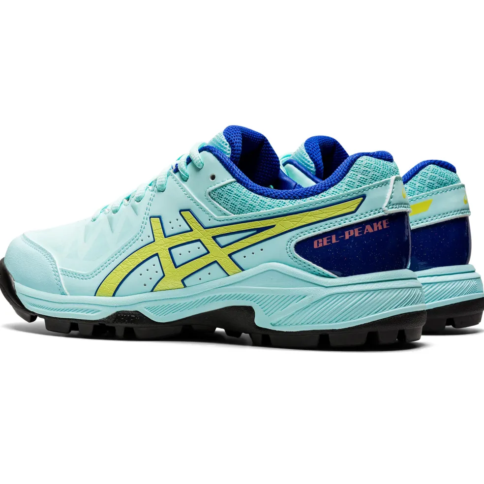 Asics Gel-Peake hockeyschoenen dames clear blue glow yellow