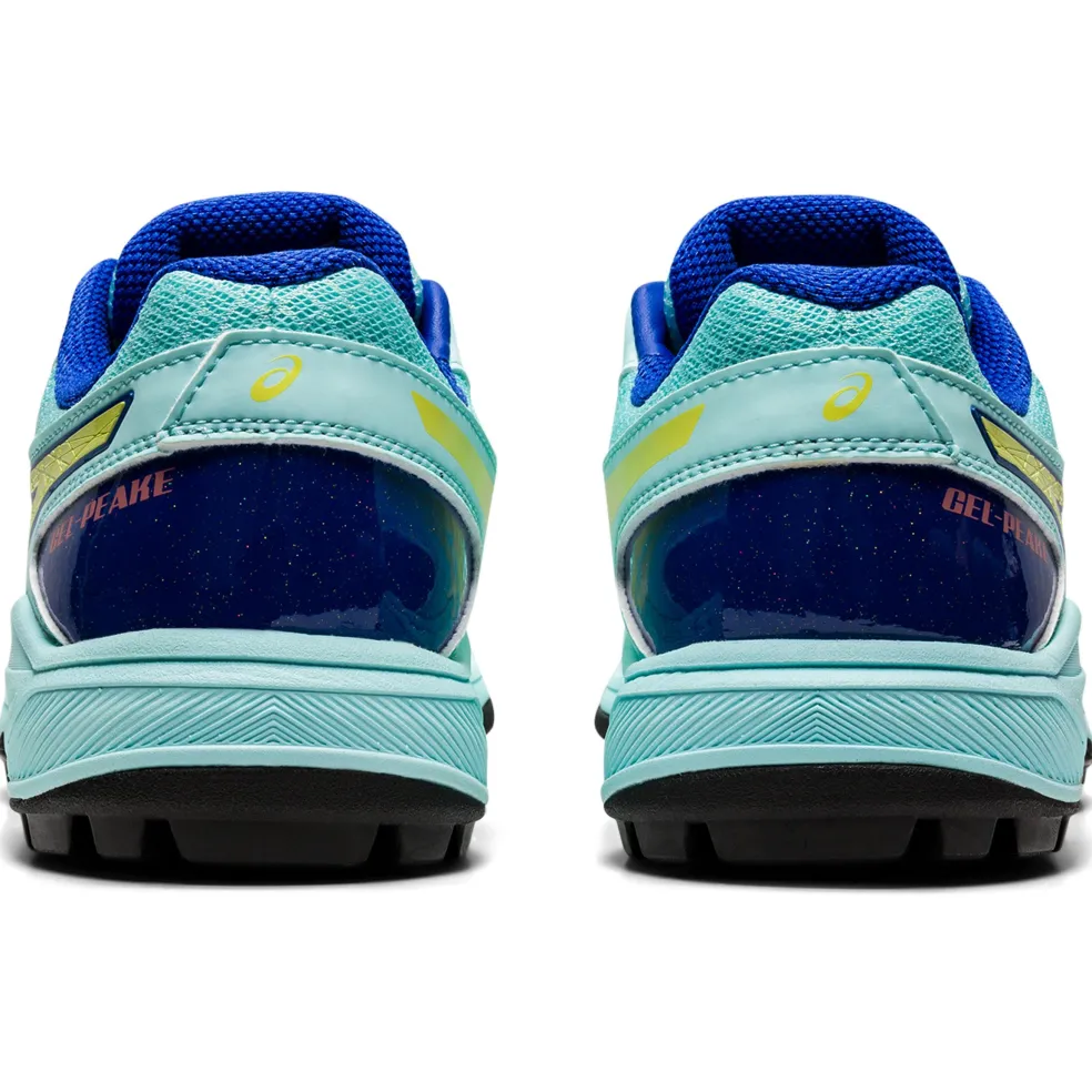 Asics Gel-Peake hockeyschoenen dames clear blue glow yellow