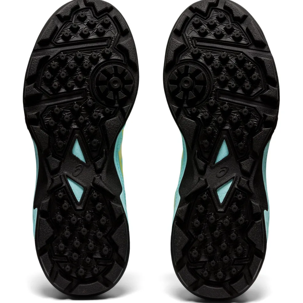 Asics Gel-Peake hockeyschoenen dames clear blue glow yellow