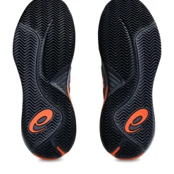 Asics Gel-Resolution X Clay tennisschoenen heren greyish purple nova orange