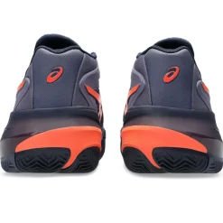 Asics Gel-Resolution X Clay tennisschoenen heren greyish purple nova orange