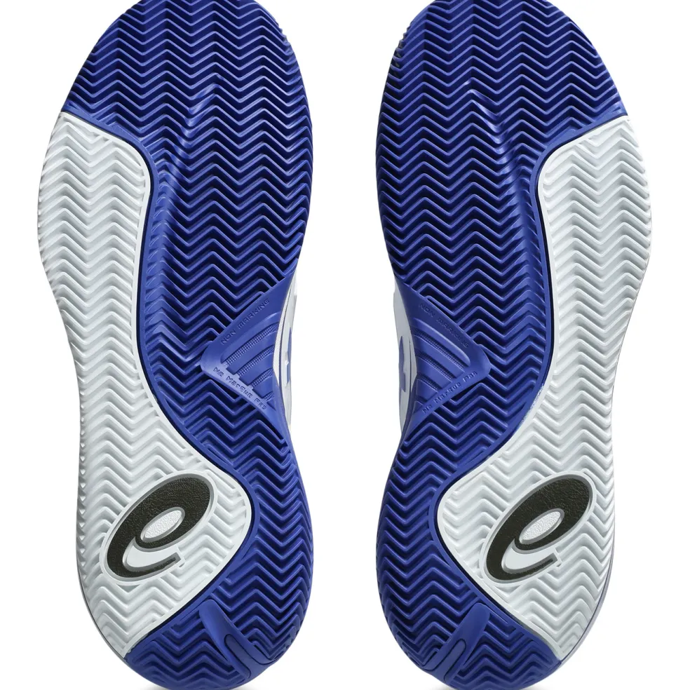 Asics GEL-RESOLUTION X CLAY tennisschoenen heren white dark cobalt