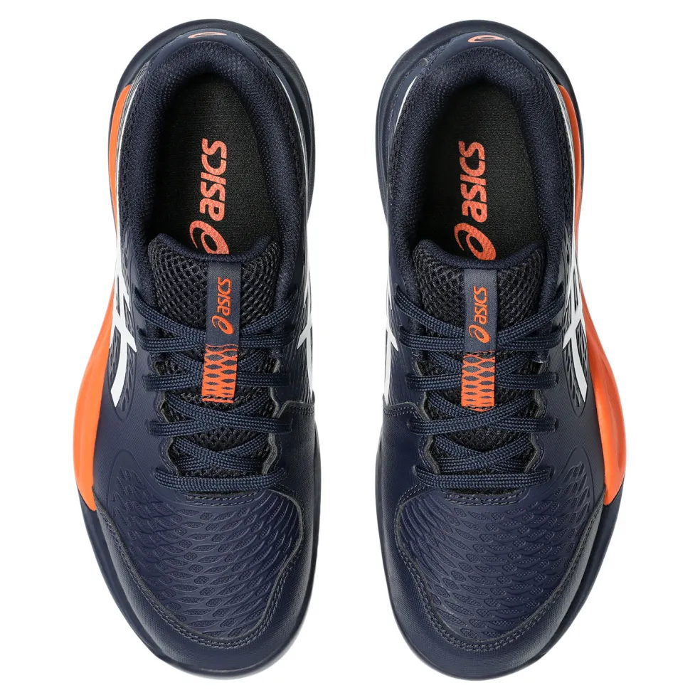 Asics Gel-Resolution X GS Clay tennisschoenen junior midnight white