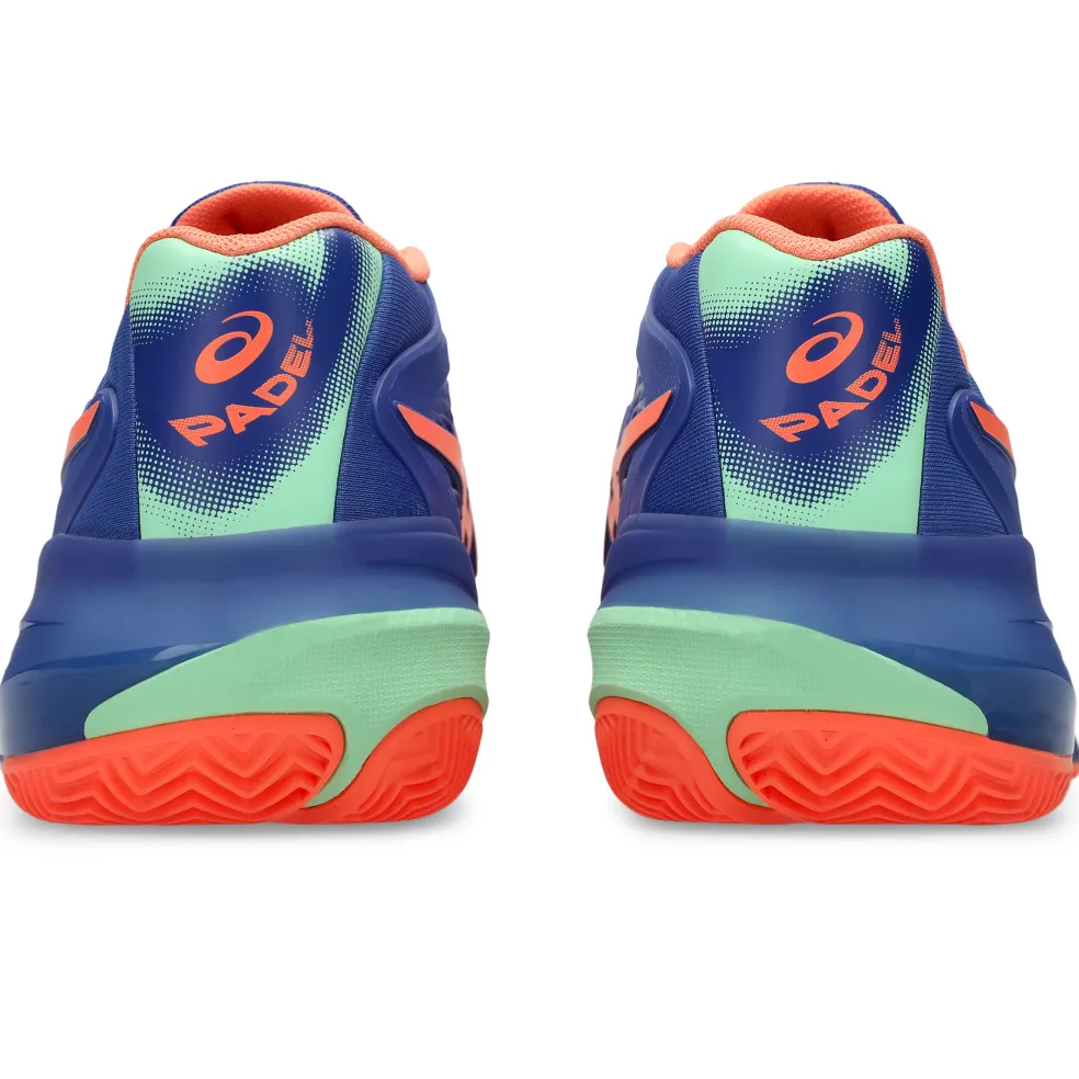 Asics GEL-RESOLUTION X padelschoenen heren dark cobalt vivid coral