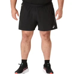 Asics Road 5 inch hardloopbroek heren performance black graphite grey