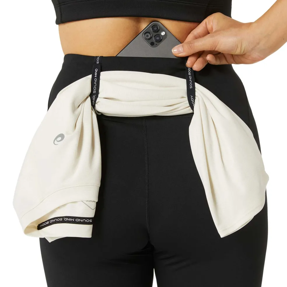 Asics Road High Waist Tight hardloopbroek dames performance black