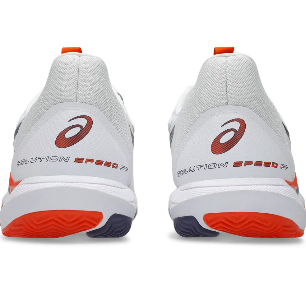 Asics Solution Speed FF 3 Clay tennisschoenen heren white greyish purple