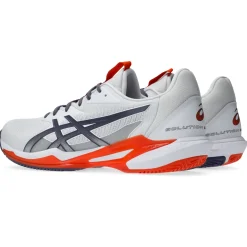 Asics Solution Speed FF 3 Clay tennisschoenen heren white greyish purple