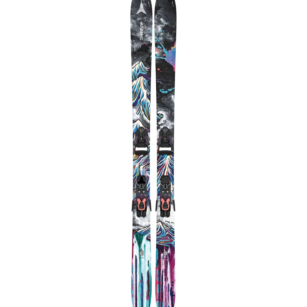 Atomic Bent 90 24 - 25 ski's met Strive 12 GW binding
