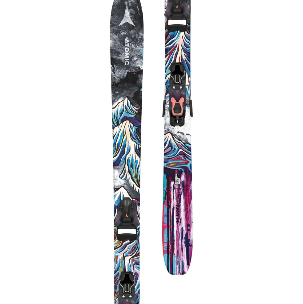 Atomic Bent 90 24 - 25 ski's met Strive 12 GW binding