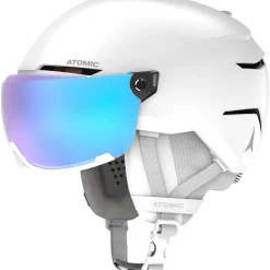 Atomic Savor Visor Stereo skihelm white heather