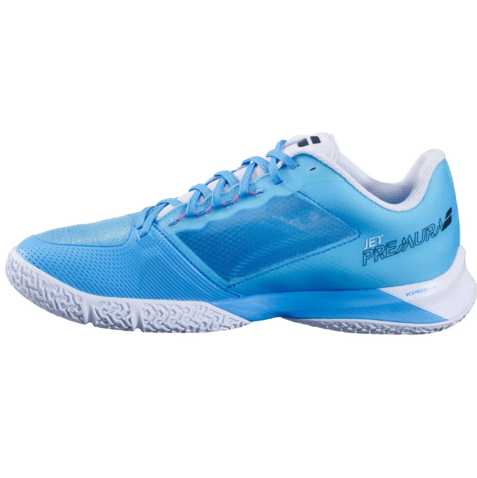 Babolat Jet Premura 2 Homme Lebron padelschoenen heren cyan blue white