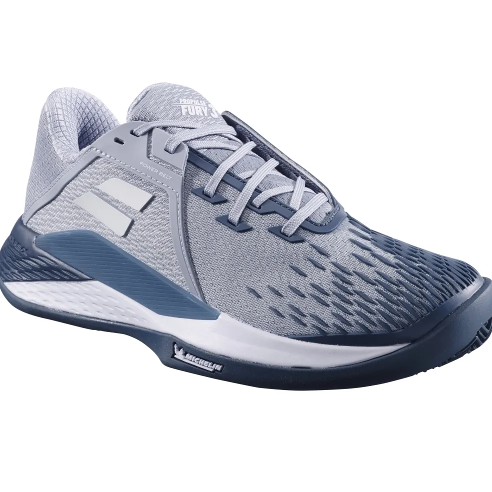 Babolat Propulse Fury 3 Clay tennisschoenen heren grey white