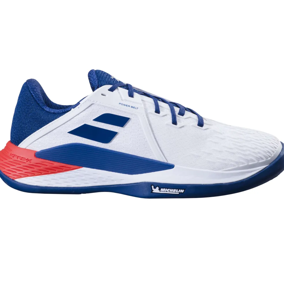Babolat Propulse Fury 3 clay tennisschoenen heren white estate blue