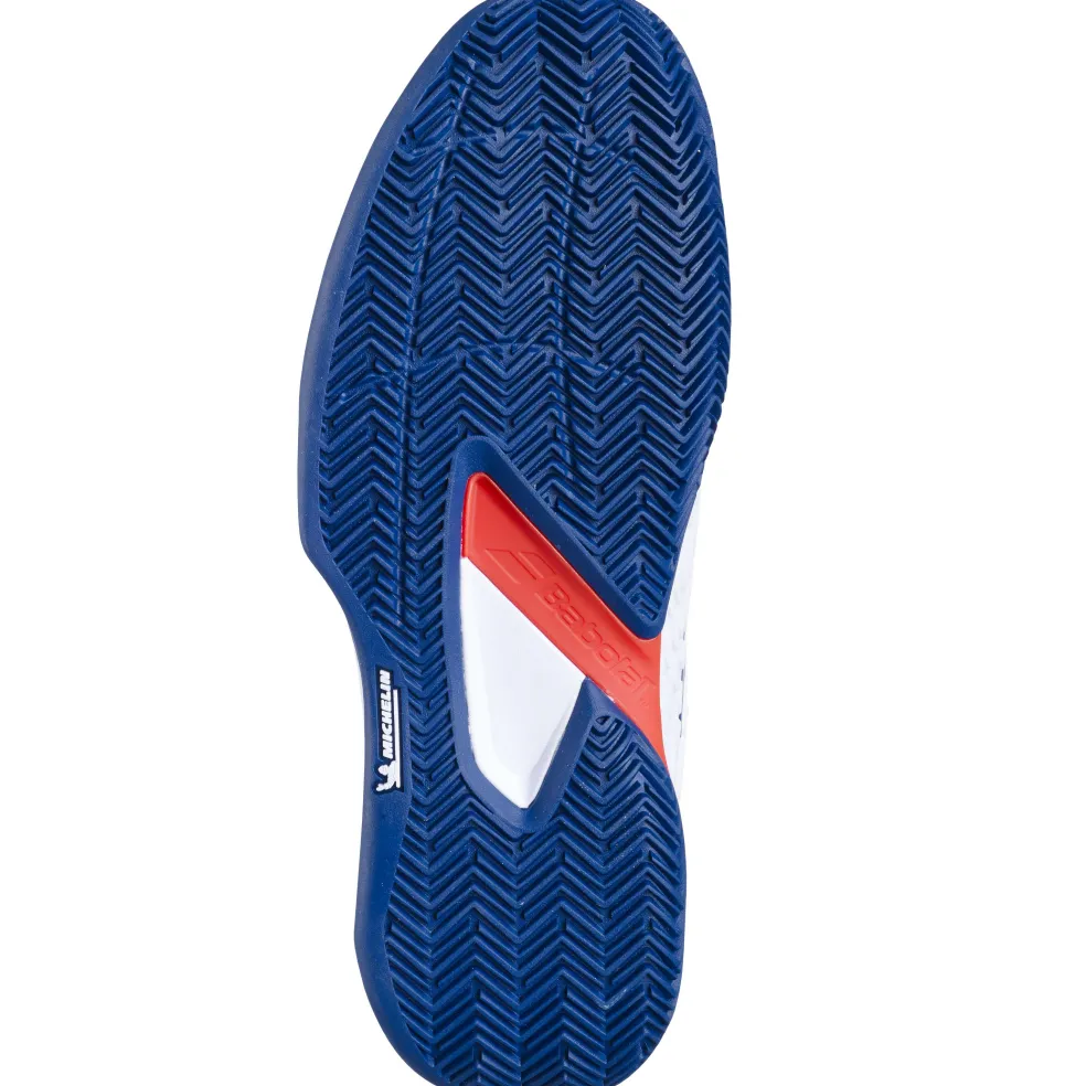 Babolat Propulse Fury 3 clay tennisschoenen heren white estate blue